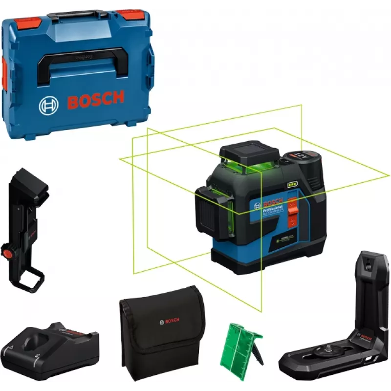 Joonlaser Bosch GLL 12V-100-33 CG LB10 DK20 0601065401 Roheline Laser 12V