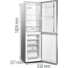 Gorenje NRK418DCS4 eraldiseisev 256 L hall