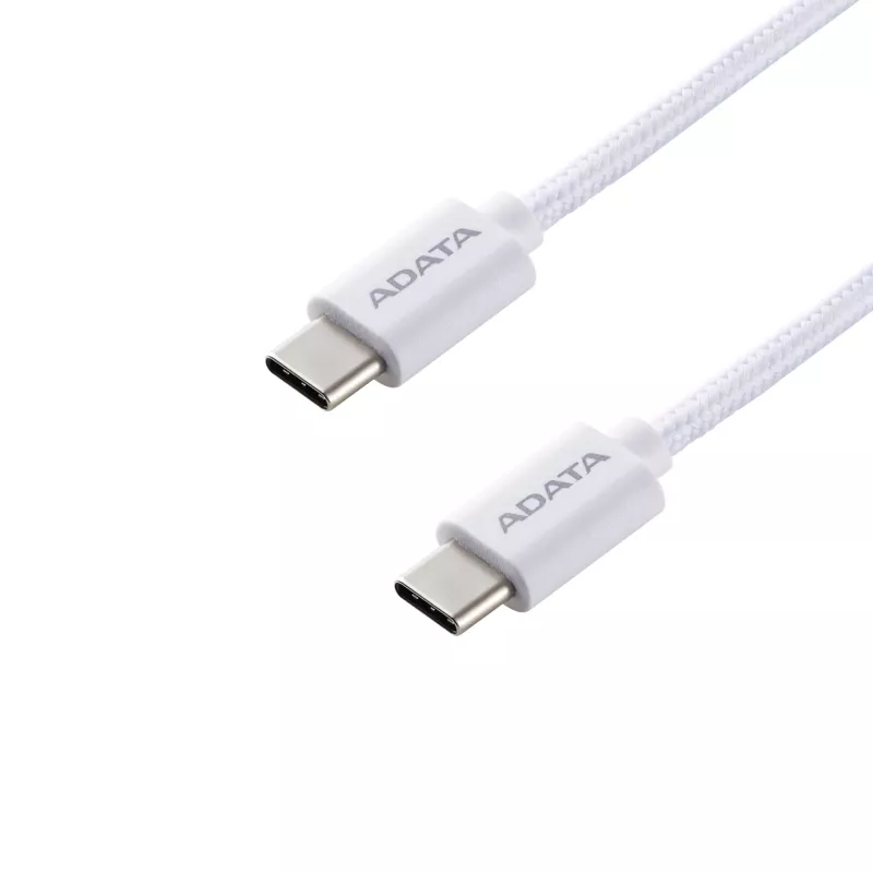 USB-C–USB-C kaabel ADATA CACC-200PN-WH, USB 2.0, 2 m, valge