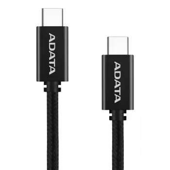 USB-C-USB-C-kaabel ADATA CACC-200PN-BK, USB 2.0, 2 m, must