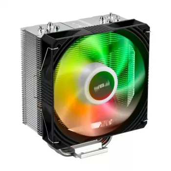 FSP NE5 protsessorijahuti õhk 120 mm must ARGB, ventilaator, 12 cm, 800 p/min, 1600 p/min, 28 sooni, must