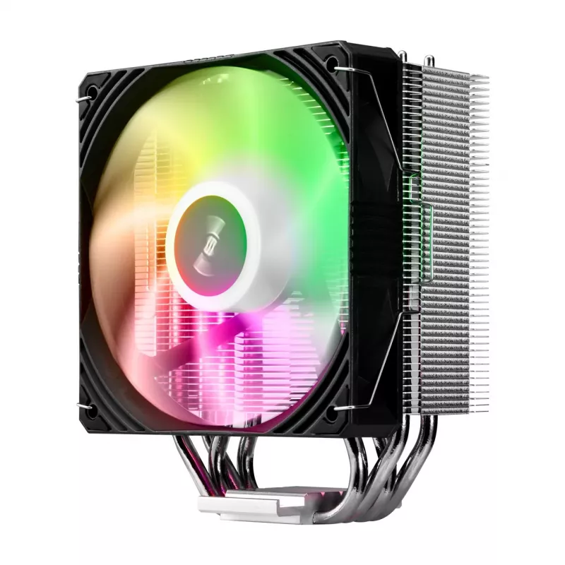 FSP NE5 protsessorijahuti õhk 120 mm must ARGB, ventilaator, 12 cm, 800 p/min, 1600 p/min, 28 sooni, must