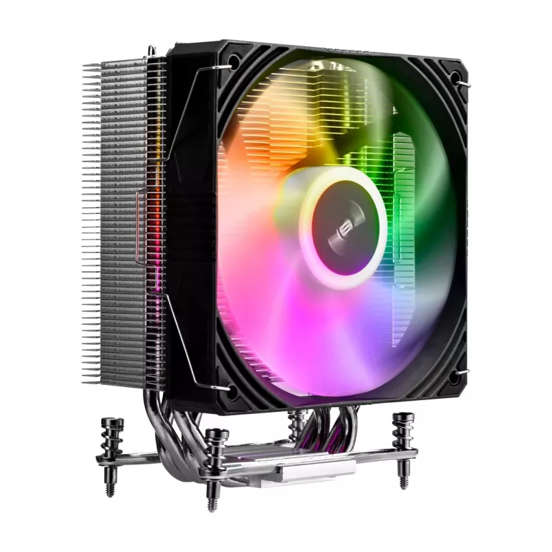 FSP NE5 protsessorijahuti õhk 120 mm must ARGB, ventilaator, 12 cm, 800 p/min, 1600 p/min, 28 sooni, must