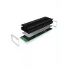 ICY BOX IB-M2HS-70 pooljuhtketta jahutusradiaator Must 1 tk
