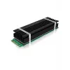 ICY BOX IB-M2HS-70 pooljuhtketta jahutusradiaator Must 1 tk