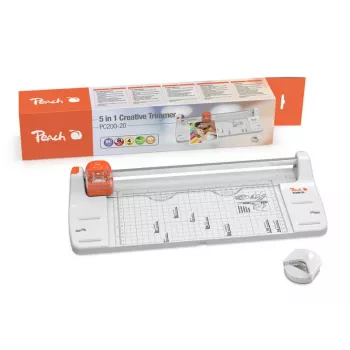 Peach 5 in 1 Creative Trimmer PC200-20, 5 lehte, oranž, valge, 1 tk