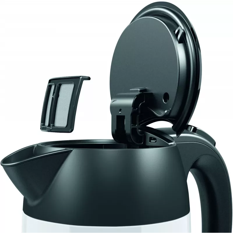 Bosch TWK3P421 veekeetja 1,7 L 2400 W Must, Valge