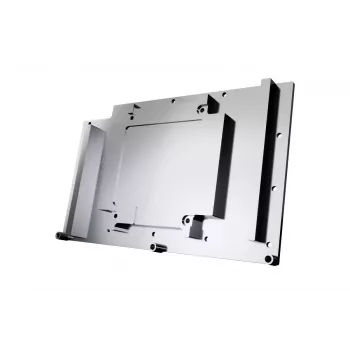 Tagakaas Alphacool 10248 alumiiniumist kroomitud vask must 124 mm