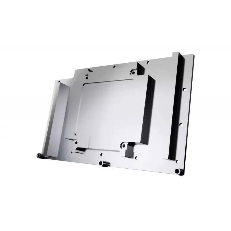 Tagakaas Alphacool 10248 alumiiniumist kroomitud vask must 124 mm