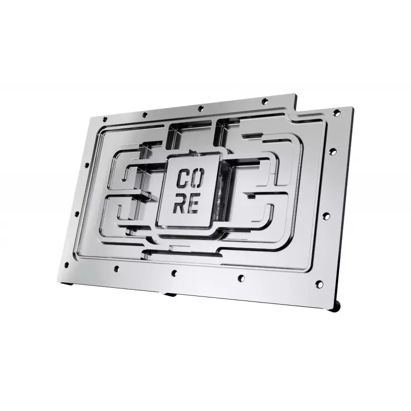 Tagakaas Alphacool 10248 alumiiniumist kroomitud vask must 124 mm
