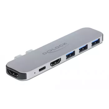Dokkimisjaam DeLOCK Docking Station for MacBook Dual HDMI 4K PD Hub