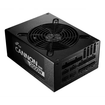 FSP CANNON PRO 2500W toiteplokk ATX ATX3.1 Must, 2500 W, 200 - 240 V, 50/60 Hz, 15 - 12 A, Active, 125 W