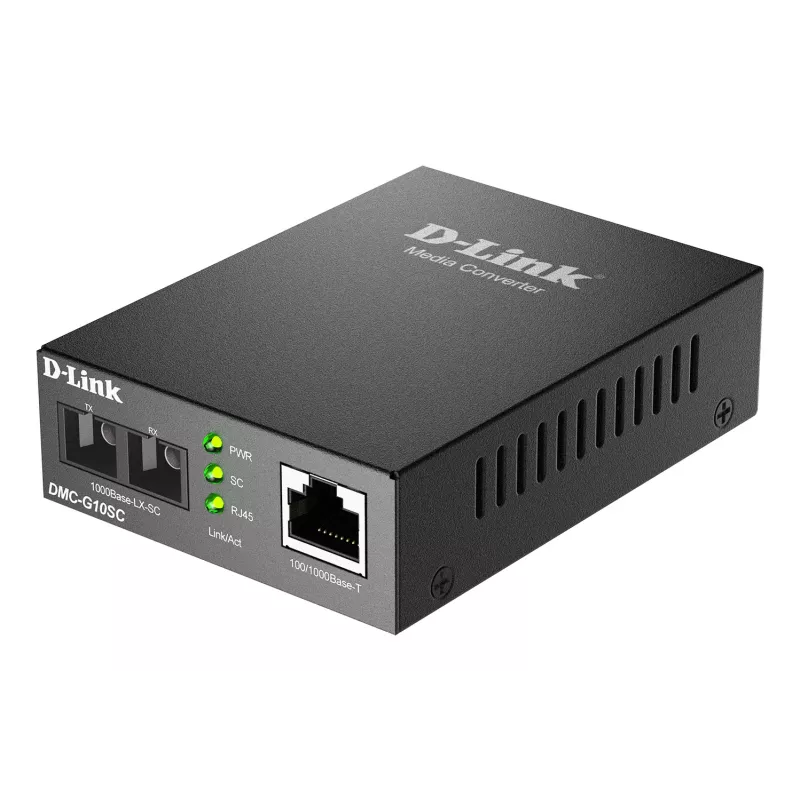 Meediakonverter D-Link DMC-G10SC/E 100/1000BaseT 1000BaseLX SC fiibrile