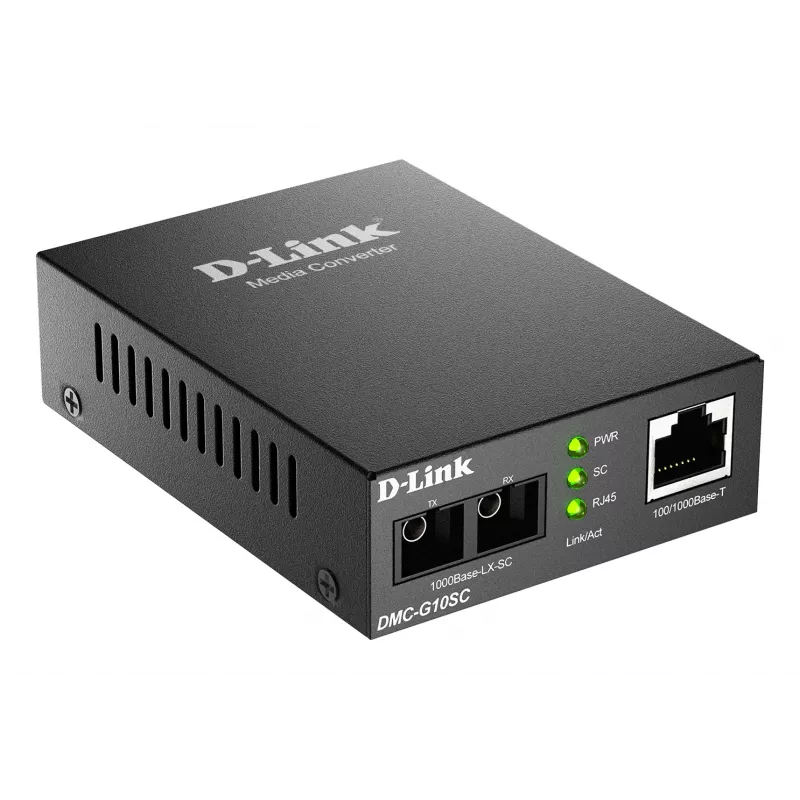 Meediakonverter D-Link DMC-G10SC/E 100/1000BaseT 1000BaseLX SC fiibrile