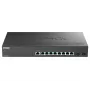 D-Link DMS-1250-10S/E võrgukommutaator hallatav 2.5G Ethernet (100/1000/2500) Must