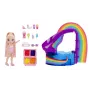 Rainbow High Little Pool Day with Blush Playset, Moenukk, Naine, 4 a, 140 mm, Mitmevärviline