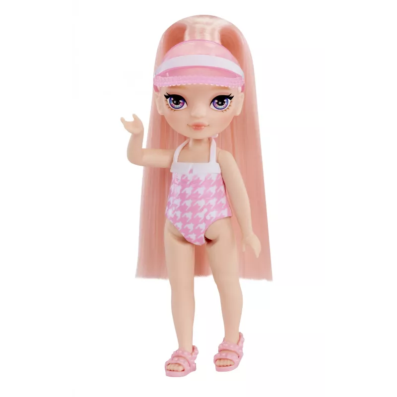 Rainbow High Little Pool Day with Blush Playset, Moenukk, Naine, 4 a, 140 mm, Mitmevärviline
