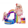 Rainbow High Little Pool Day with Blush Playset, Moenukk, Naine, 4 a, 140 mm, Mitmevärviline