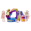 Rainbow High Little Pool Day with Blush Playset, Moenukk, Naine, 4 a, 140 mm, Mitmevärviline