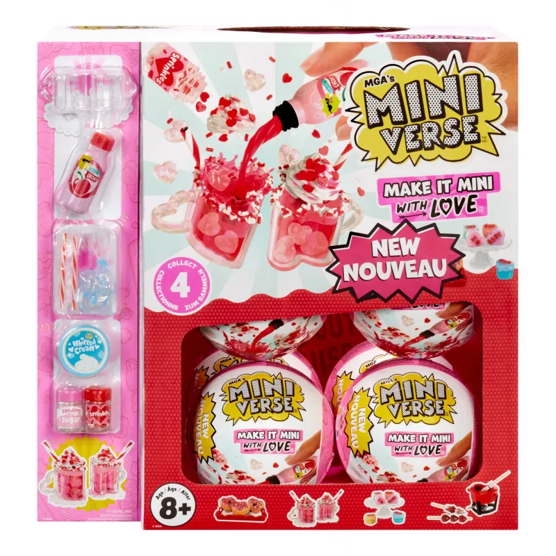 Miniverse Make It Mini Armastus PDQ-s, 8 a, mitmevärviline, plastik