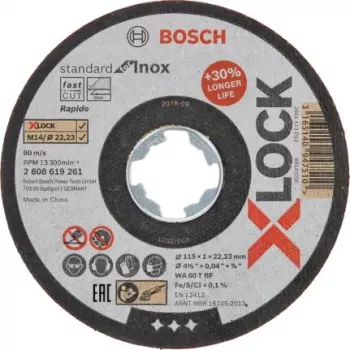 Lõikeketas Bosch 2 608 619 261 Lame keskosa Roostevaba teras