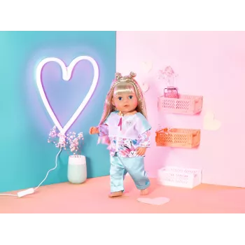 nukk clothes set Zapf Creation BABY born Casual Outfit Aqua 3 years