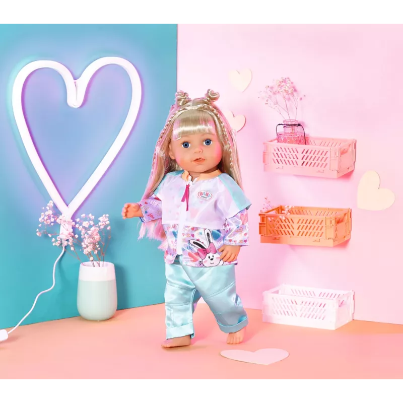 nukk clothes set Zapf Creation BABY born Casual Outfit Aqua 3 years