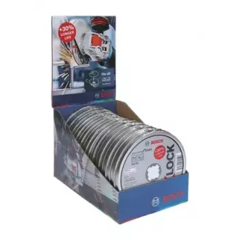 Bosch X-LOCK lõikeketas karbis 125 mm Standard roostevabale terasele, 10 tk