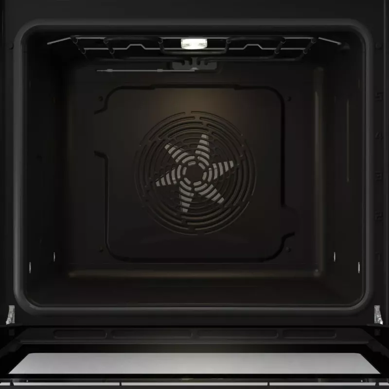 Sisseehitatud elektriahi Gorenje BIGSPACE 77 L 3500 W — valge, puute- ja pöördnupud, halogeenlamp