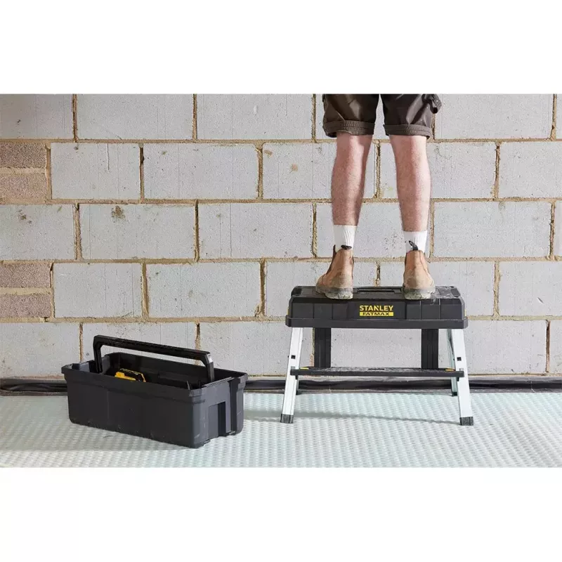 Kõvakestaline kohver Stanley FATMAX FMST81083-1 Plastist Must Kollane 6,2 kg
