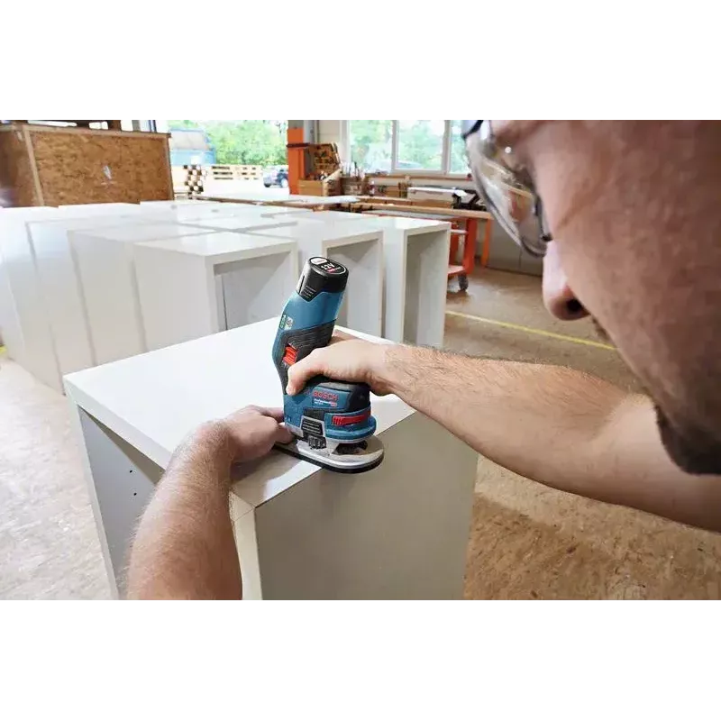 Bosch GKF 12V-8 Professional 13000 RPM Must, Sinine, Punane
