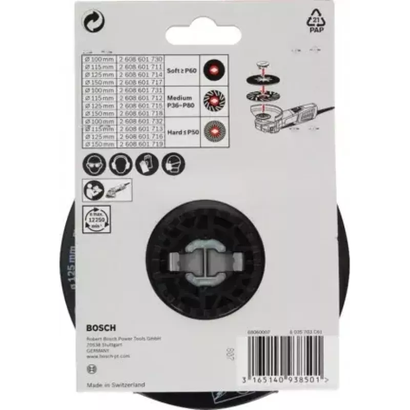 Bosch 2 608 601 711 nurklihvija lisatarvik alusketas