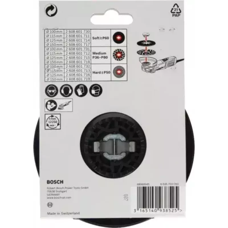 Bosch 2 608 601 713 nurklihvija tarvik tugitaldrik