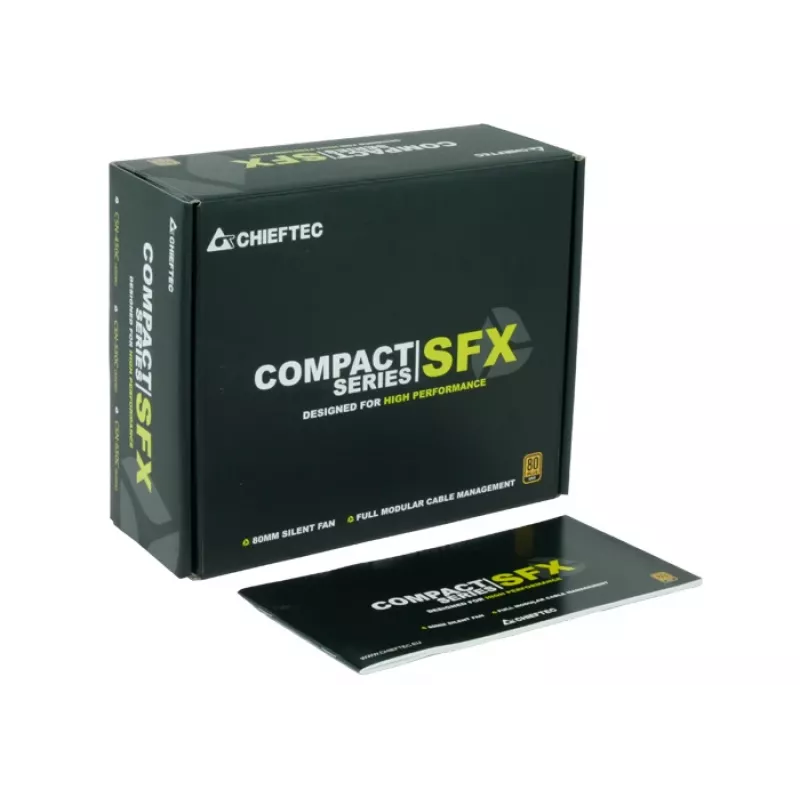 Chieftec CSN-450C toiteplokk 450 W 20+4 pin ATX SFX Must