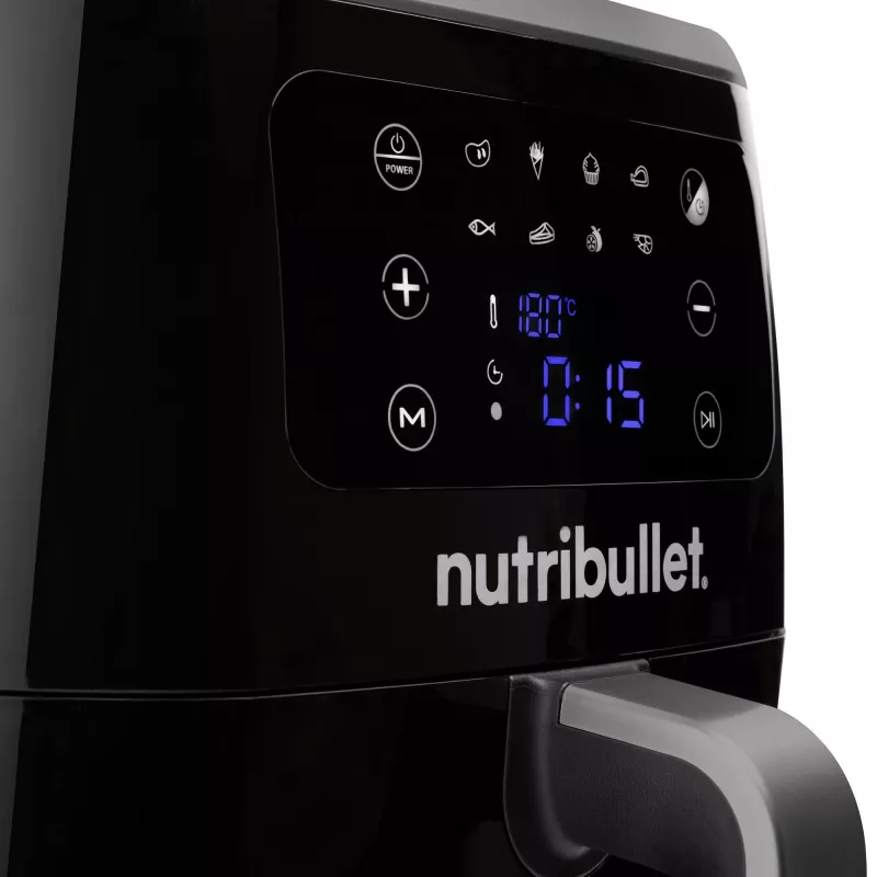 Kuumaõhufritüür NUTRIBULLET XXL Digital õhufritüür 7 L 1800 W Must, 8 programmi, puutjuhtimine
