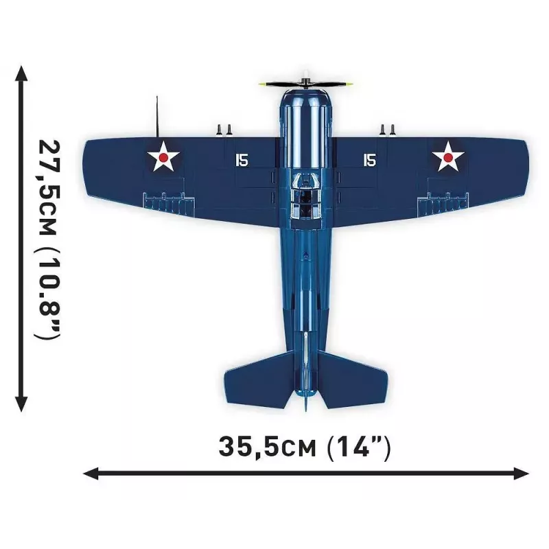 Ehitusklotsid COBI F4F Wildcat Northrop Grumman 375 tk
