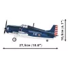 Ehitusklotsid COBI F4F Wildcat Northrop Grumman 375 tk