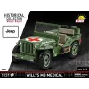 Ehituskomplekt COBI Willys MB Medical 1131 osa vanusele 10+