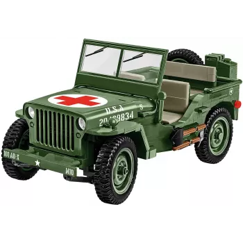 Ehituskomplekt COBI Willys MB Medical 1131 osa vanusele 10+