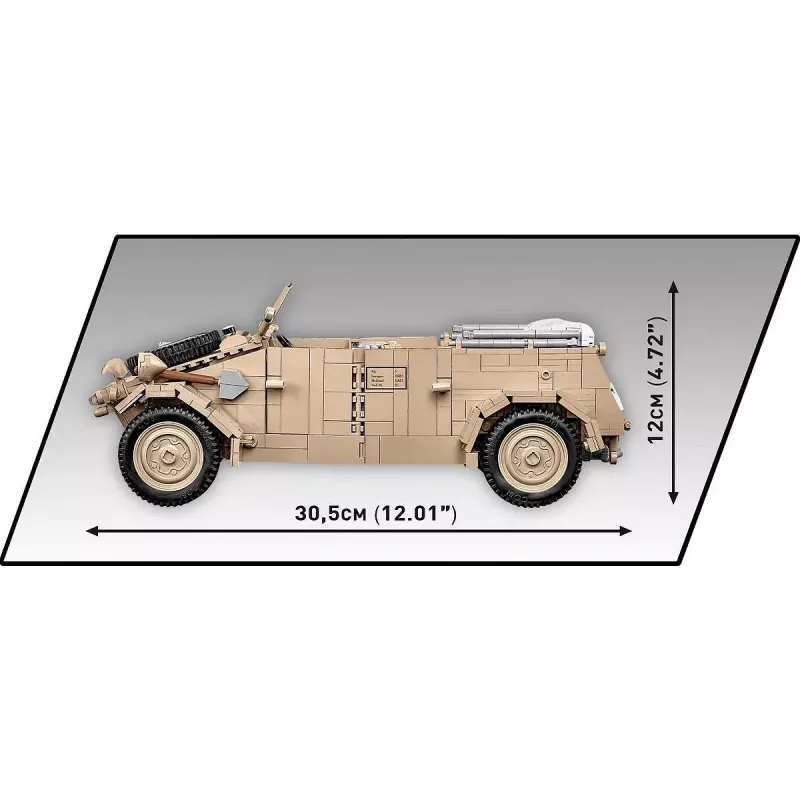 Ehituskomplekt COBI Kübelwagen Typ 82 1326 tk Teine maailmasõda