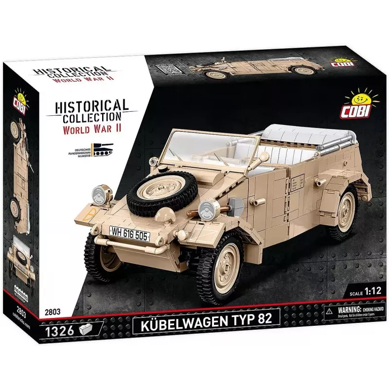 Ehituskomplekt COBI Kübelwagen Typ 82 1326 tk Teine maailmasõda