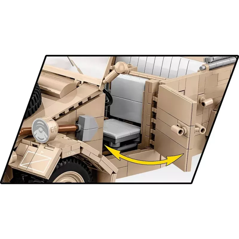 Ehituskomplekt COBI Kübelwagen Typ 82 1326 tk Teine maailmasõda
