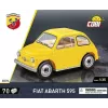 Ehitusmänguasi Cobi Fiat Abarth 595 mudel 24514 — mõõtkava 1:35, kogutav ehitatav sõiduk