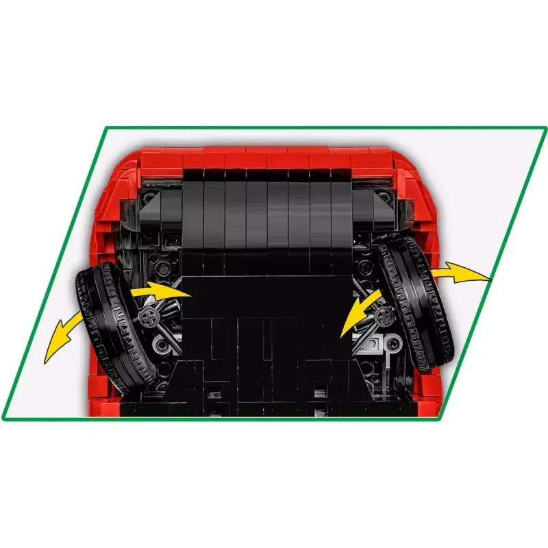 Ehitusmänguasi Cobi Lancia Delta HF Integrale 1:35 mudel COBI-24357, kogumiskomplekt