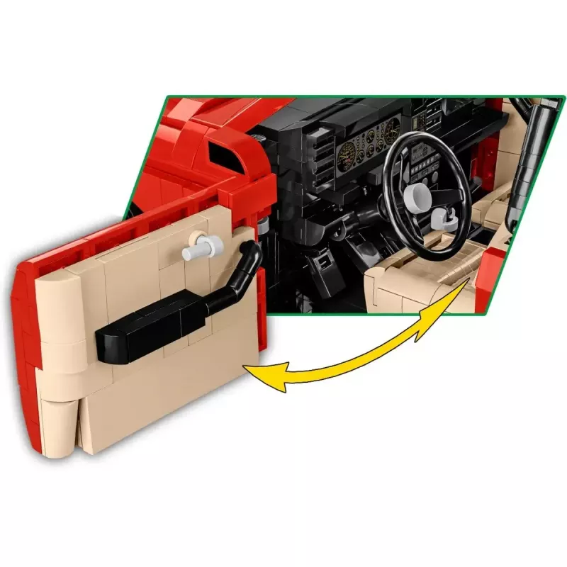 Ehitusmänguasi Cobi Lancia Delta HF Integrale 1:35 mudel COBI-24357, kogumiskomplekt