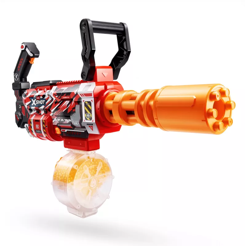 Gel blaster Zuru XSHOT Hyper Gel Gattlin Blaster — kiirlaskev mängurelv pöörleva rauaga