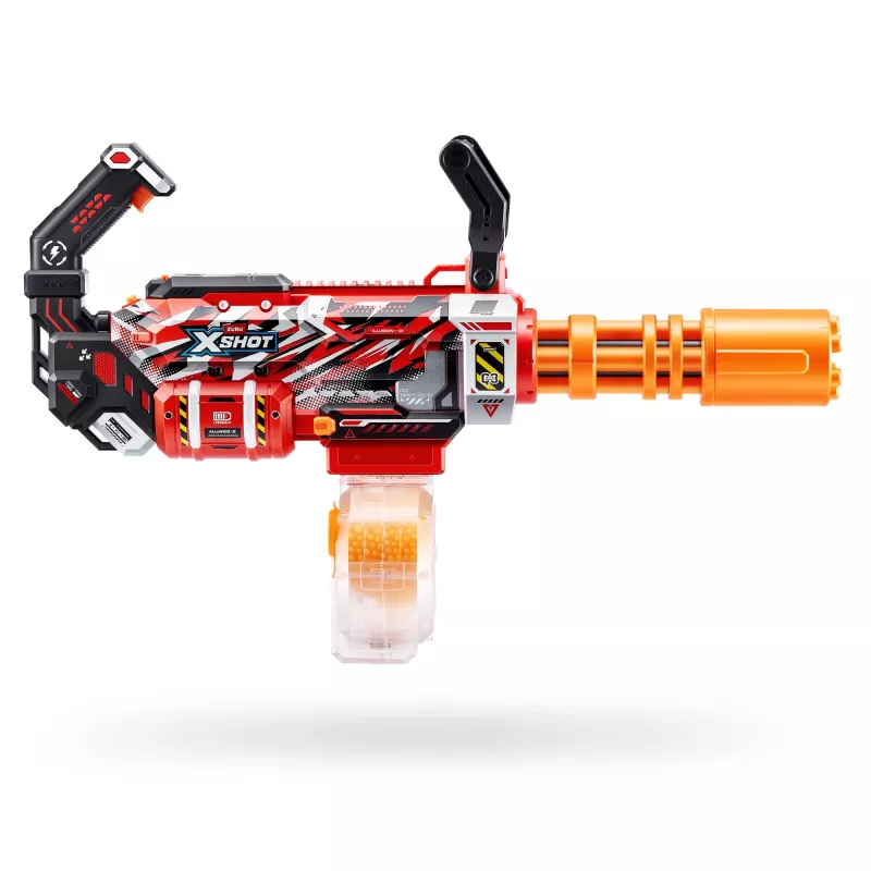 Gel blaster Zuru XSHOT Hyper Gel Gattlin Blaster — kiirlaskev mängurelv pöörleva rauaga