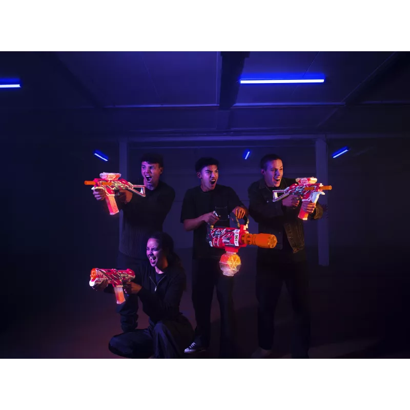Gel blaster Zuru XSHOT Hyper Gel Gattlin Blaster — kiirlaskev mängurelv pöörleva rauaga