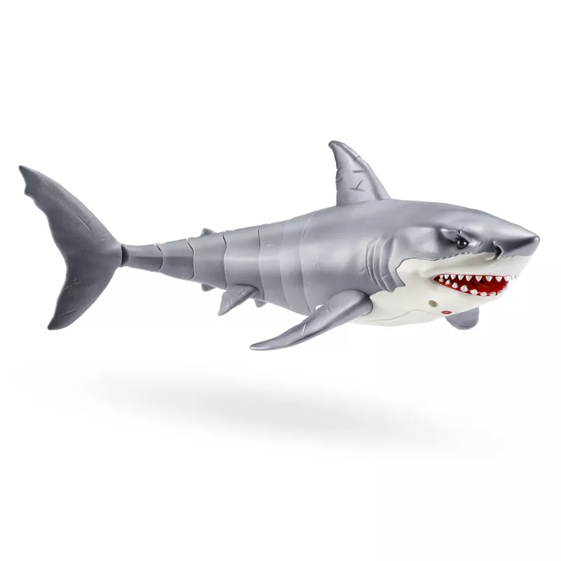 Mänguasi robothai Zuru Robo Alive Great White Shark 71126 — vee mängimiseks mõeldud interaktiivne patareitoitega kuju