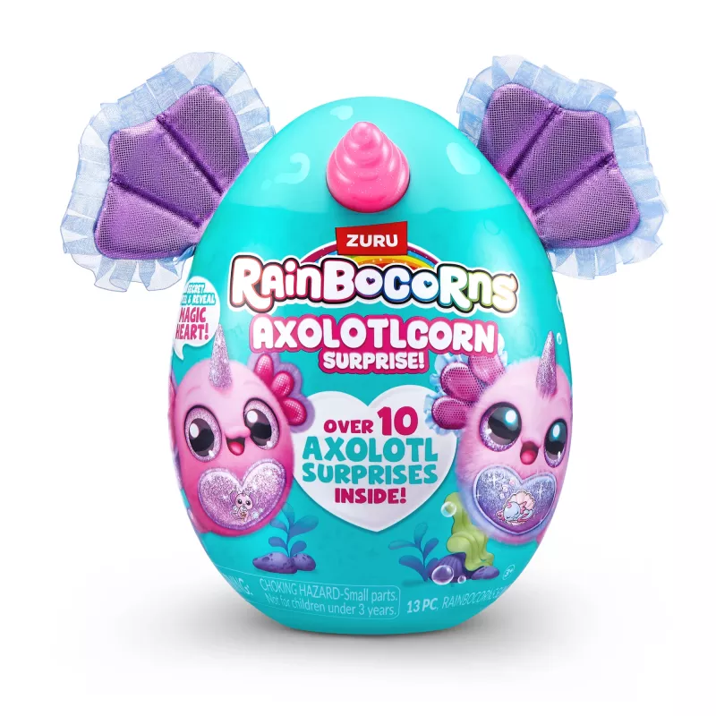 Rainbocorns Axolotlcorn Surprise, Loom, 3 a, Mitmevärviline